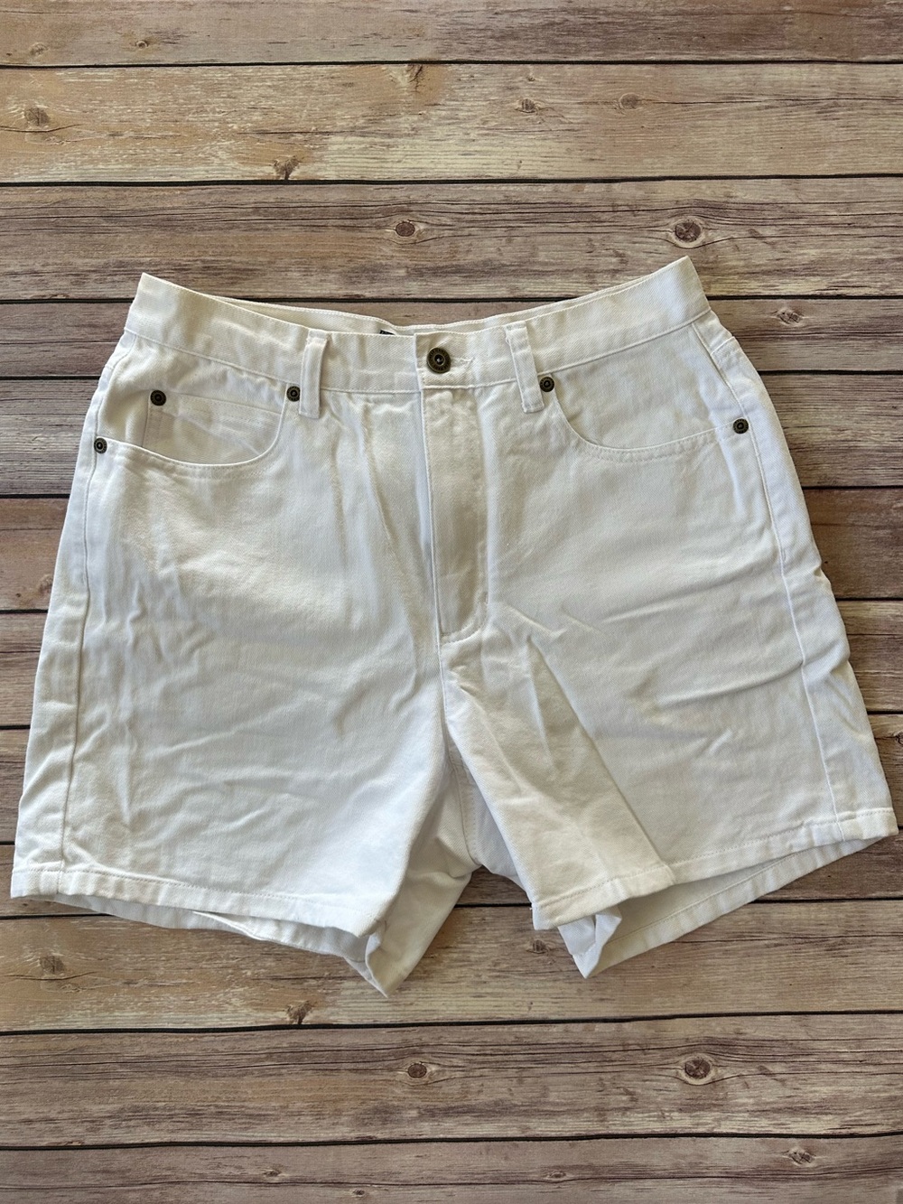 Liz Claiborne Vintage White Jean Shorts
